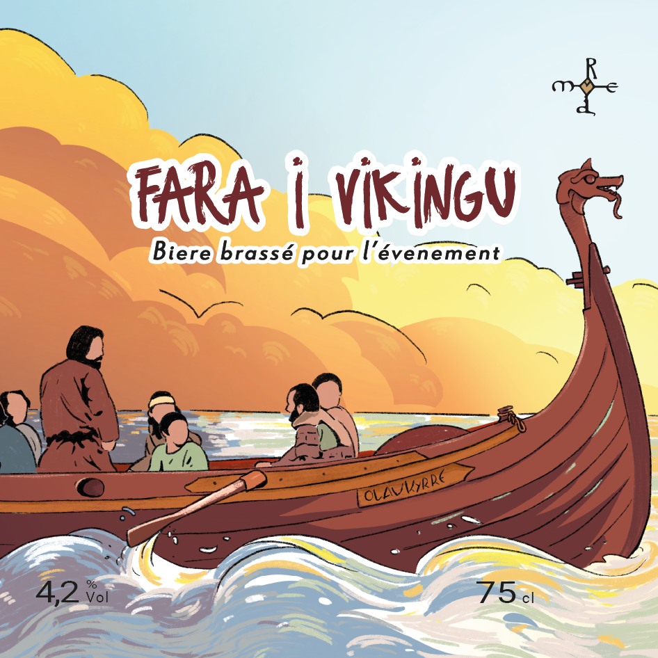 Maraude viking ale label