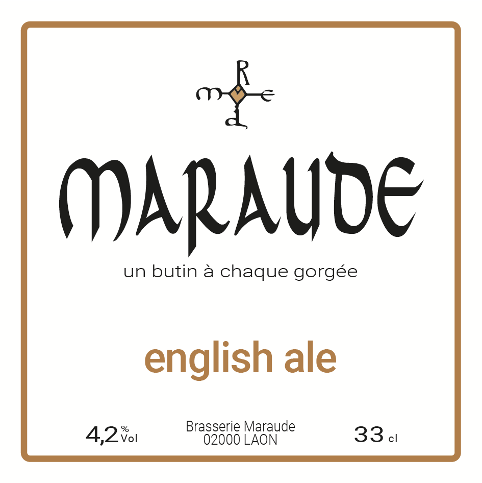 Maraude english ale label