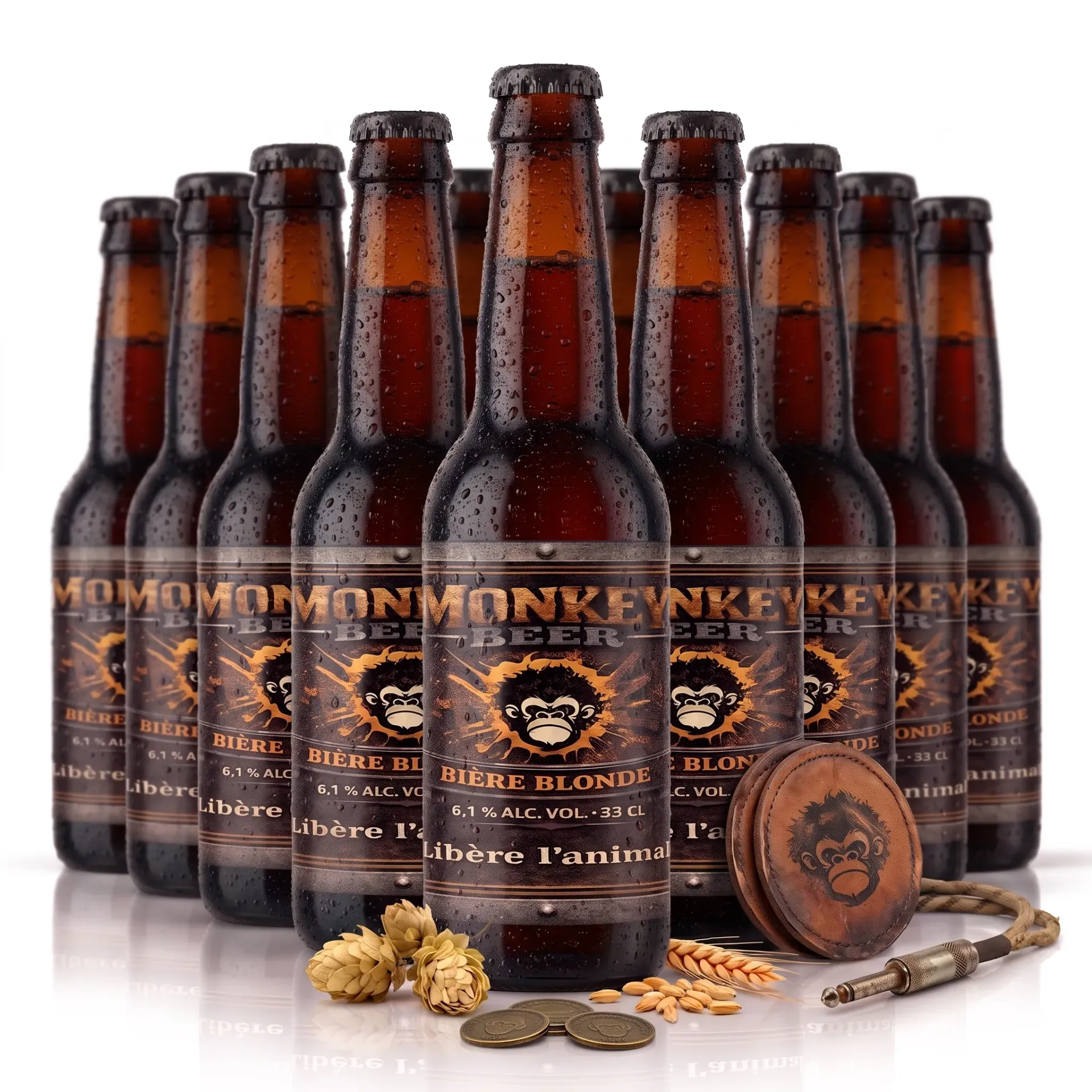 Monkey Beer - (Carton de 12 x 33cl)